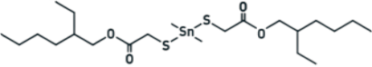 Methyl tin mercaptide CS-181 Structural Formula