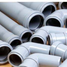 Plastic pipe for pvc stabilizer