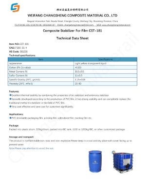 PVC heat stabilizer CST-181 TDS